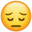 Emoji Whatsapp pensieroso U+1F614 Emoji Whatsapp pensieroso U+1F614