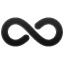 Simbolo di infinito U+267E Simbolo di infinito U+267E