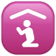 Persona inginocchiata Emoji U+1F6D0 Persona inginocchiata Emoji U+1F6D0