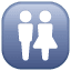 Icona dei servizi igienici U+1F6BB Icona dei servizi igienici U+1F6BB