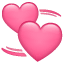 Cuori che orbitano Whatsapp U+1F49E Cuori che orbitano Whatsapp U+1F49E