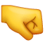 Pugno a destra Emoji U+1F91C Pugno a destra Emoji U+1F91C