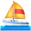 Barca a vela Emoji U+26F5 Barca a vela Emoji U+26F5