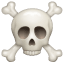 Emoji teschio U+2620 Emoji teschio U+2620
