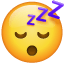 ZZZ Emoji addormentato U+1F634