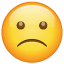 Emoji afflitto U+1F641