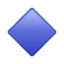 Canceletto blu Emoji U+1F539 Canceletto blu Emoji U+1F539
