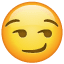 Emoji con sorriso di autocompiacimento U+1F60F Emoji con sorriso di autocompiacimento U+1F60F
