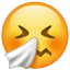 Emoji faccia che starnutisce U+1F927 Emoji faccia che starnutisce U+1F927