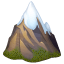 Montagna innevata Emoji U+1F3D4 Montagna innevata Emoji U+1F3D4