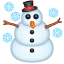 Pupazzo neve sotto neve U+2603 Pupazzo neve sotto neve U+2603