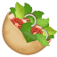 Pita emoji U+1F959 Pita emoji U+1F959