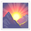 Alba sui monti Emoji U+1F304 Alba sui monti Emoji U+1F304