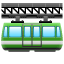 Teleferica Emoji U+1F69F Teleferica Emoji U+1F69F