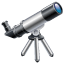 Emoji telescopio U+1F52D Emoji telescopio U+1F52D