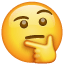 Emoji pensoso U+1F914 Emoji pensoso U+1F914