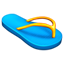 Smiley flip-flop U+1FA74 Smiley flip-flop U+1FA74