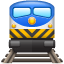 Treno visto frontalmente U+1F686 Treno visto frontalmente U+1F686