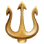 Tridente Emoji U+1F531 Tridente Emoji U+1F531