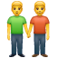 Due uomini Emoji U+1F46C Due uomini Emoji U+1F46C