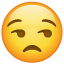 Emoji scontento U+1F612