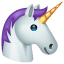 Emoji unicorno U+1F984 Emoji unicorno U+1F984