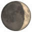 Falce di luna crescente U+1F312 Falce di luna crescente U+1F312