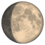 Luna crescente Emoji U+1F314 Luna crescente Emoji U+1F314