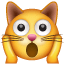 Gatto esaurito Emoji U+1F640