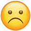 Emoji accigliato U+2639 Emoji accigliato U+2639