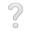 Punto interrogativo bianco U+2754 Punto interrogativo bianco U+2754