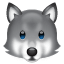 Emoji lupo U+1F43A Emoji lupo U+1F43A