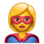 Supereroe Emoji U+1F9B8 U+2640