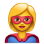 Supereroe Emoji U+1F9B8 U+2640 Supereroe Emoji U+1F9B8 U+2640