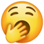Sbadigliare emoji U+1F971 Sbadigliare emoji U+1F971