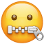 Cerniera Emoji U+1F910