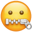 Cerniera Emoji U+1F910 Cerniera Emoji U+1F910